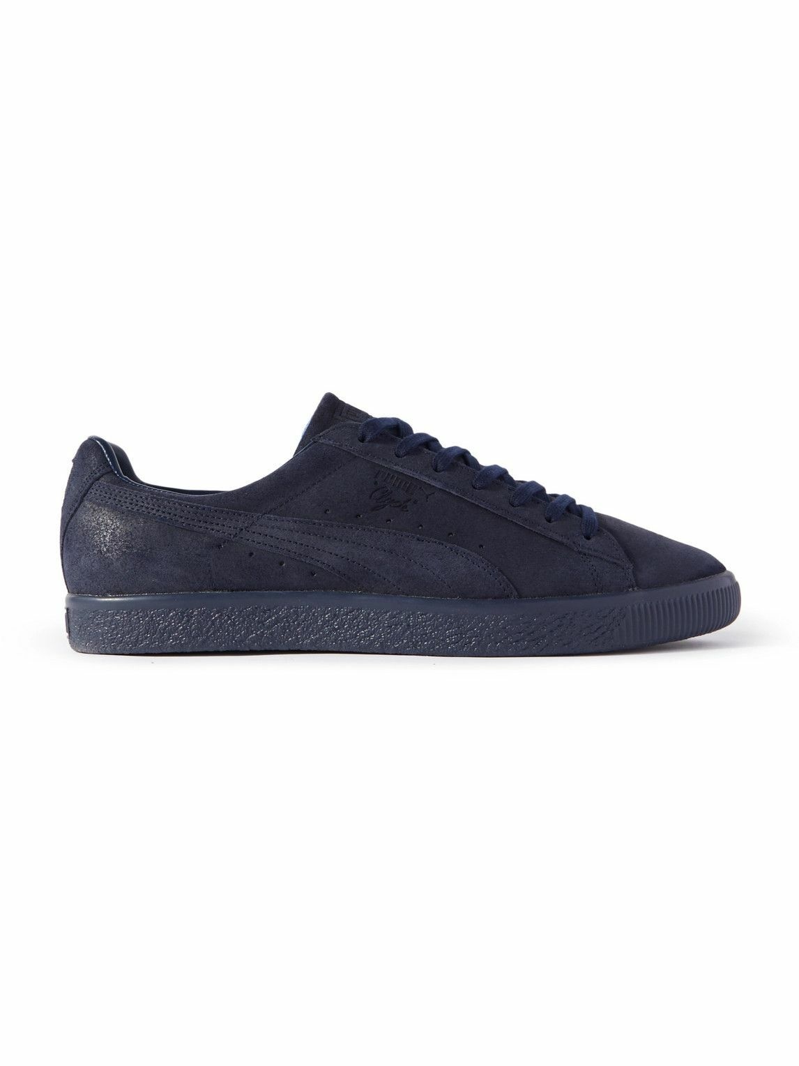 Photo: Blue Blue Japan - Clyde Suede Sneakers - Blue