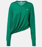 Loewe Double L asymmetric wool sweater