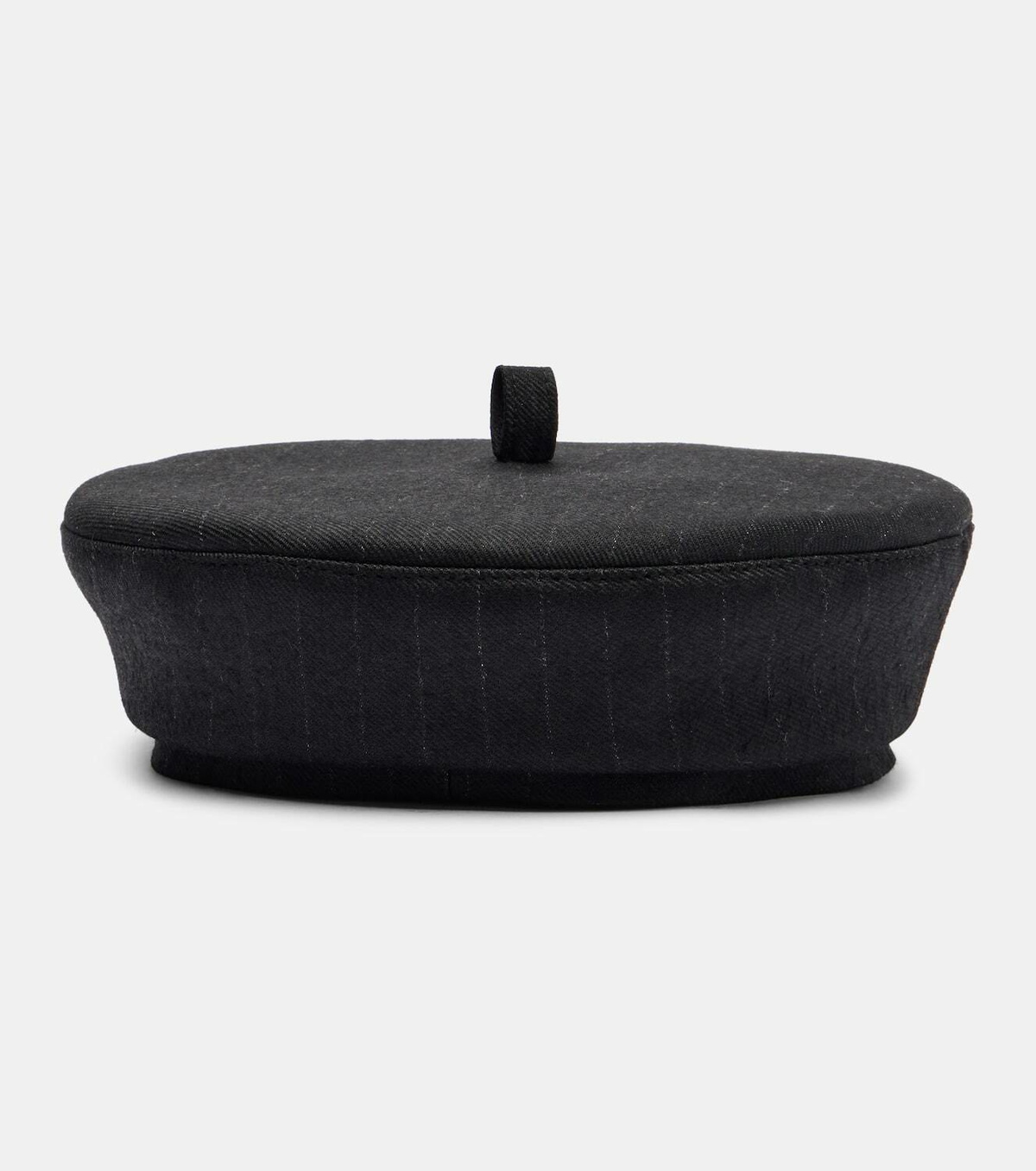 Ruslan Baginskiy Pinstriped wool-blend beret