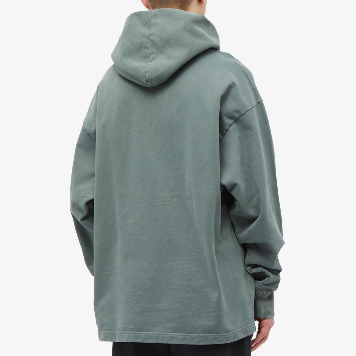 Acne Studios Men's Franklin Stamp Hoody in Cedar Green Acne Studios