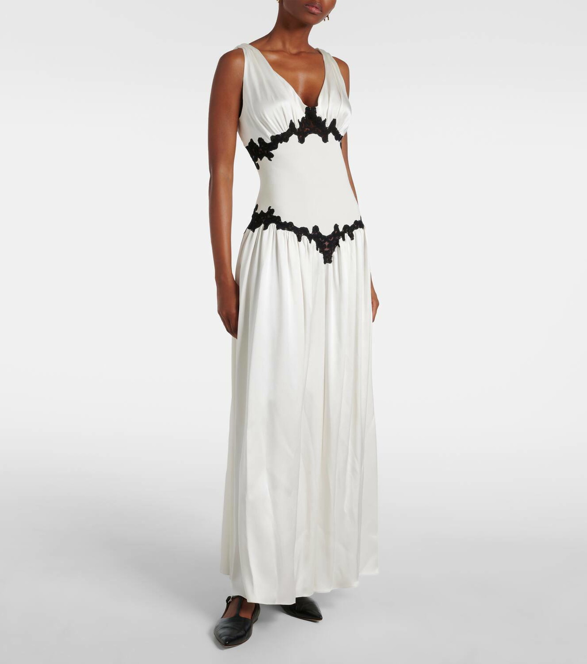 Gabriela Hearst Highland embroidered silk gown Gabriela Hearst