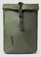 Rains - Rolltop Backpack in Green