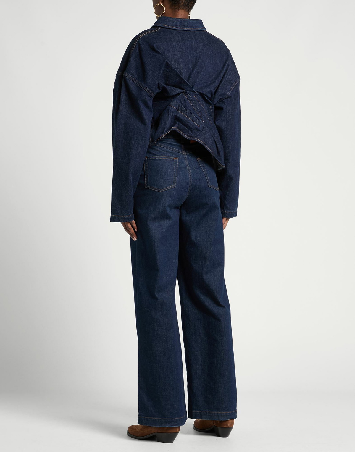 A. w.a. k.e. Mode Womens Denim shirt in Blue