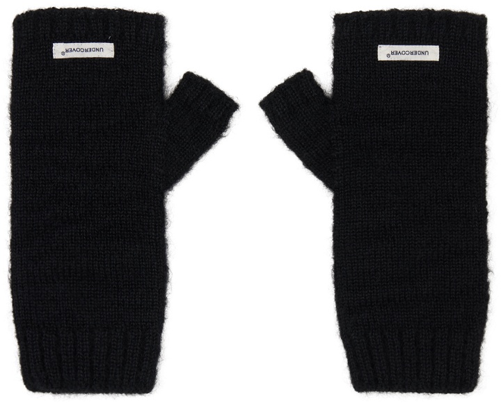 Photo: UNDERCOVER Black Logo Gloves