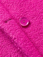 Valentino - Oversized Virgin Wool-Blend Bouclé Coat - Pink