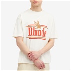 Rhude Men's Rossa T-Shirt in Vtg White