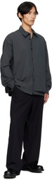 LE17SEPTEMBRE Gray Double Layered Relaxed Shirt