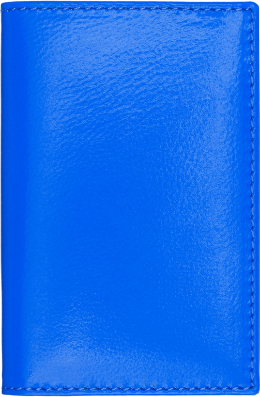 Photo: COMME des GARÇONS WALLETS Blue Super Fluo Group Card Holder