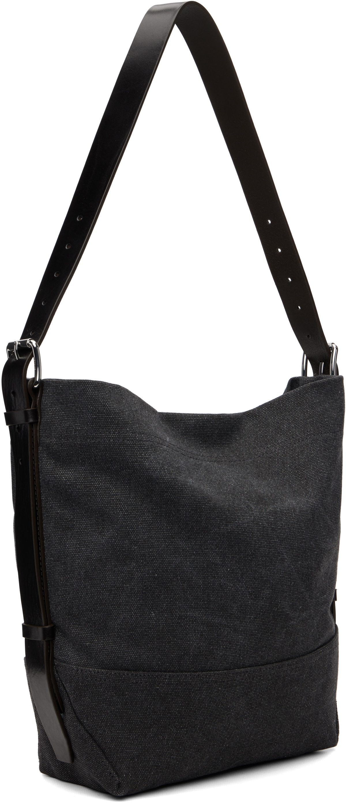 LEMAIRE Black Small Belted Tote