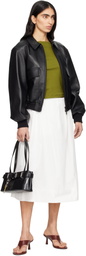 OSOI Black Shoulder Brocle Mini Bag