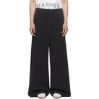 MM6 Maison Margiela Gray Fleece Sweatpants