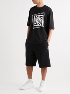 Y-3 - Logo-Print Cotton-Jersey T-Shirt - Black