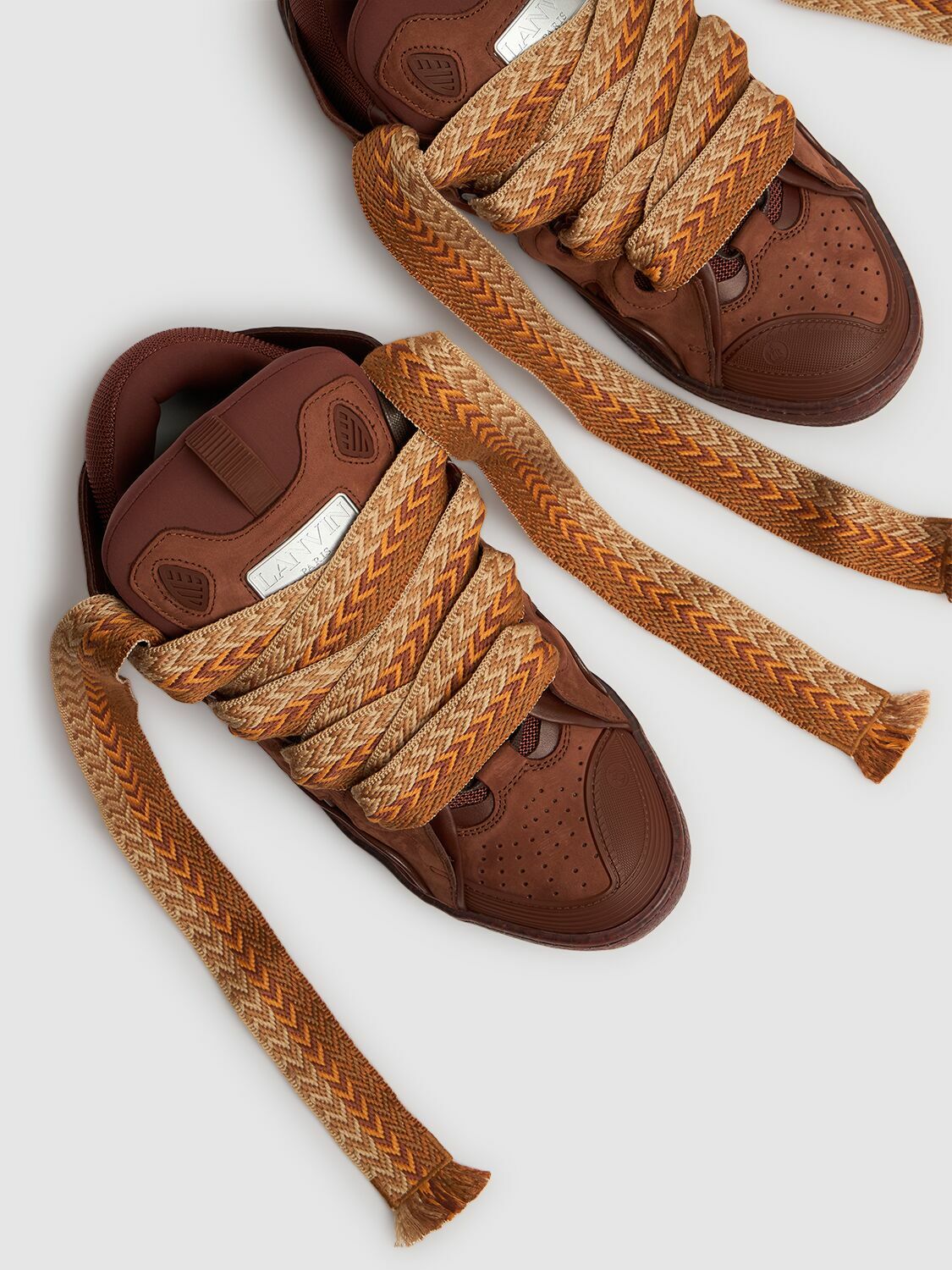 LANVIN Curb Sneakers with Speckled Effect Sole Lanvin