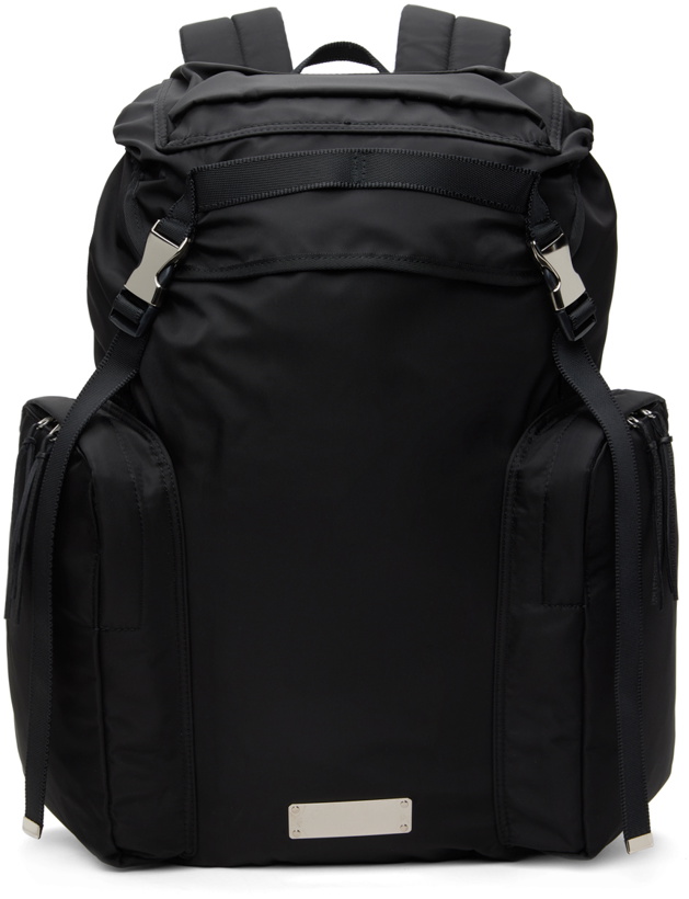Photo: UNDERCOVER Black UC0D6B03 Backpack