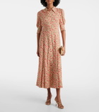 Rixo Bloom floral midi dress