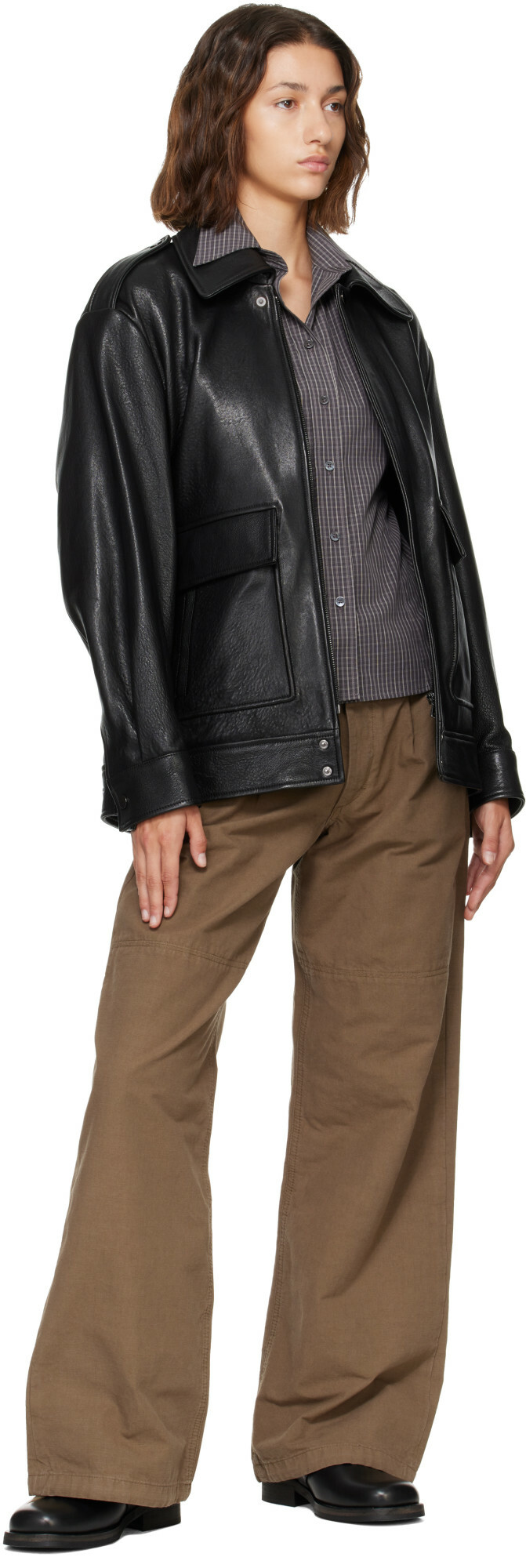 JEANERICA Khaki Mina Trousers