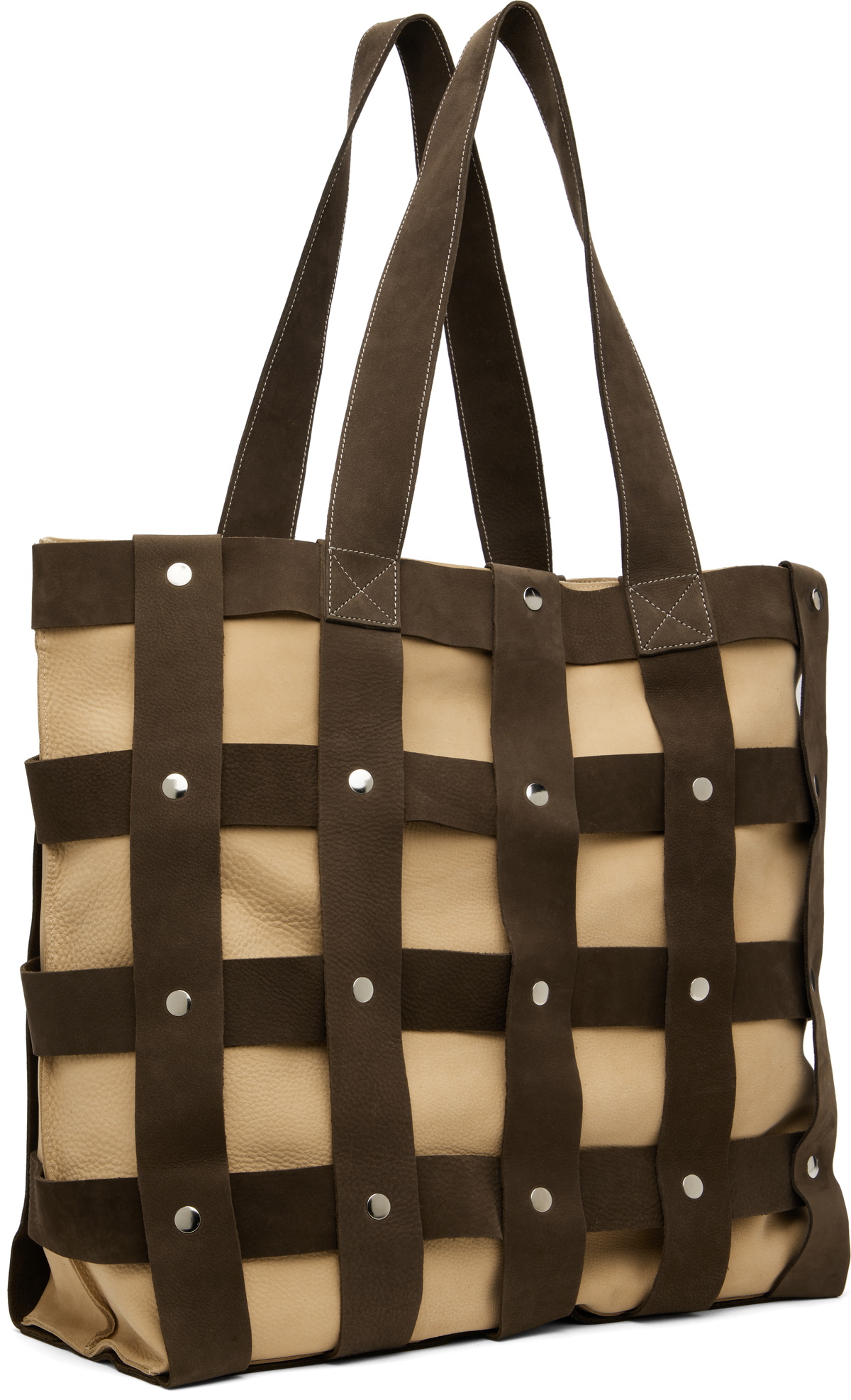 Vivienne Westwood Brown & Beige Troy Tote Vivienne Westwood