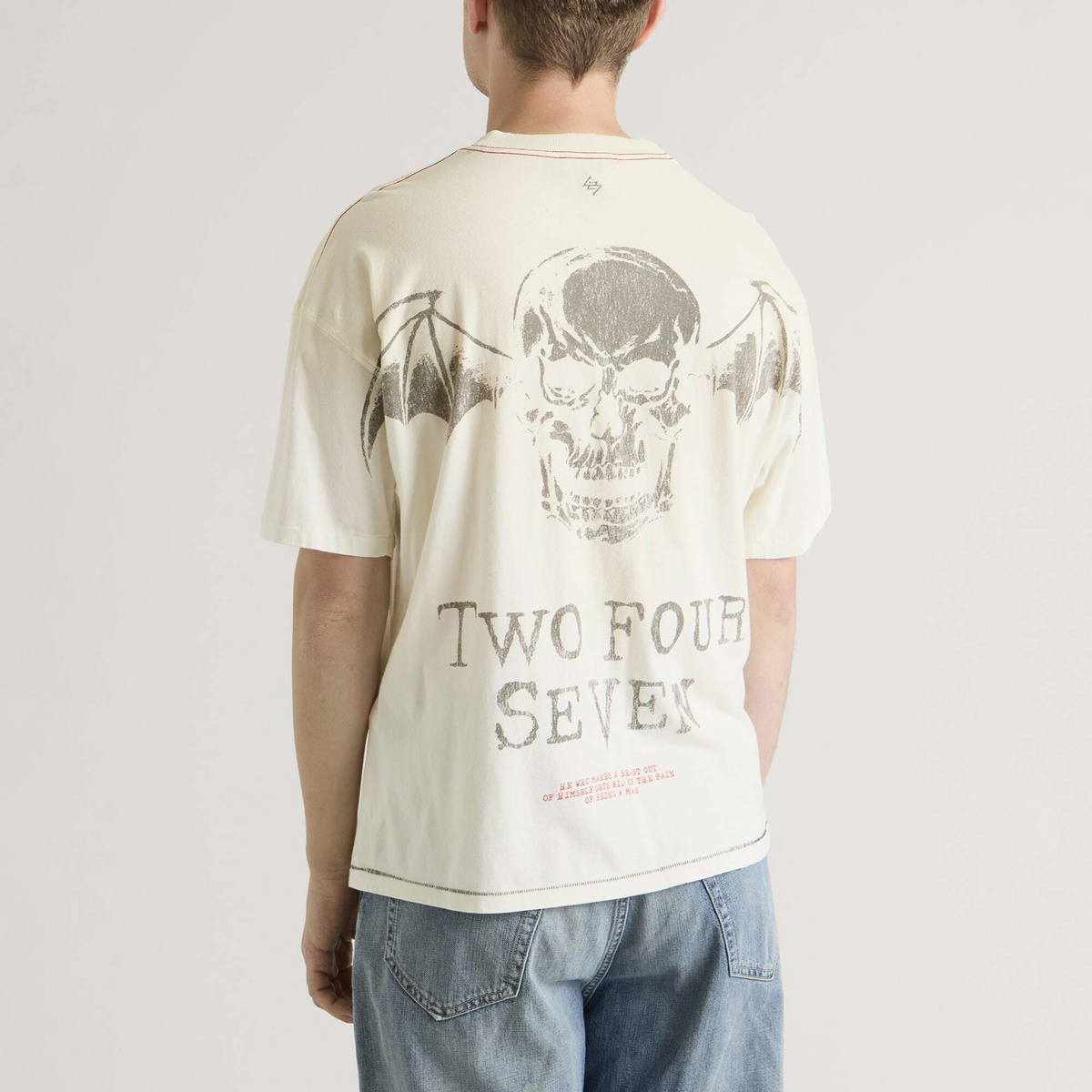 Represent 247 Men's Represent X Avenged Sevenfold Death Bat T-Shirt in White