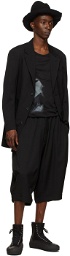 Yohji Yamamoto Black Wool Blazer