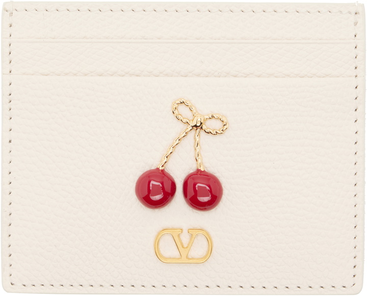 Photo: Valentino Garavani Off-White Cherryfic Card Holder