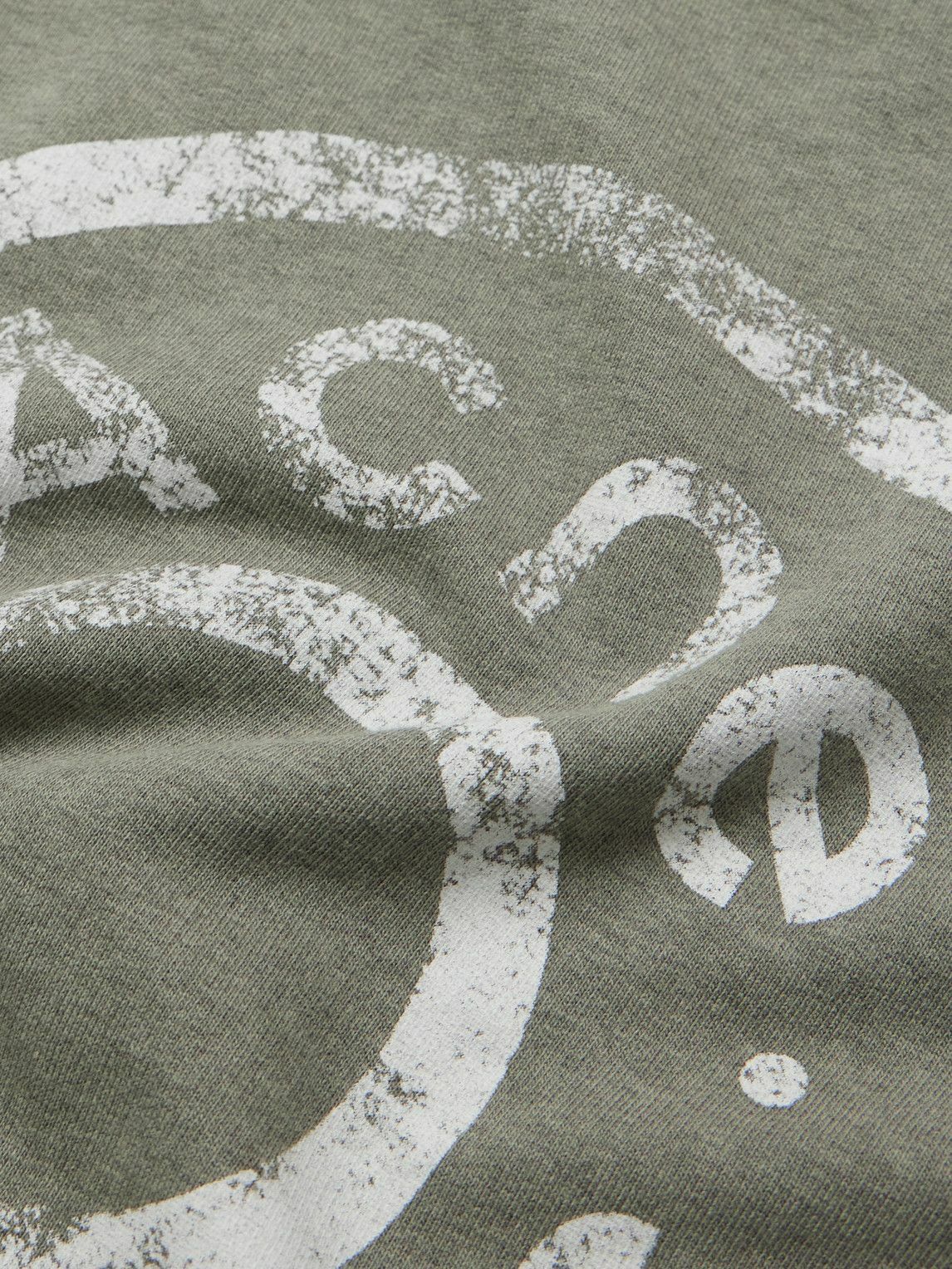 Acne Studios - Franziska Oversized Logo-Print Distressed Cotton