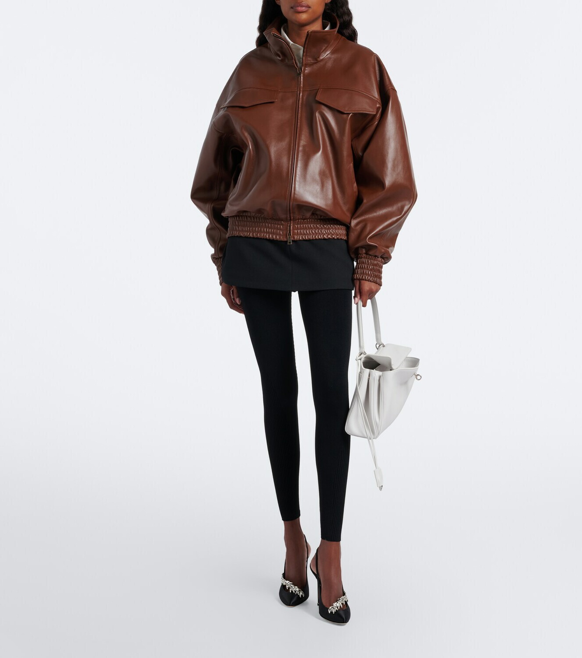 Balenciaga Rodeo Medium leather shoulder bag
