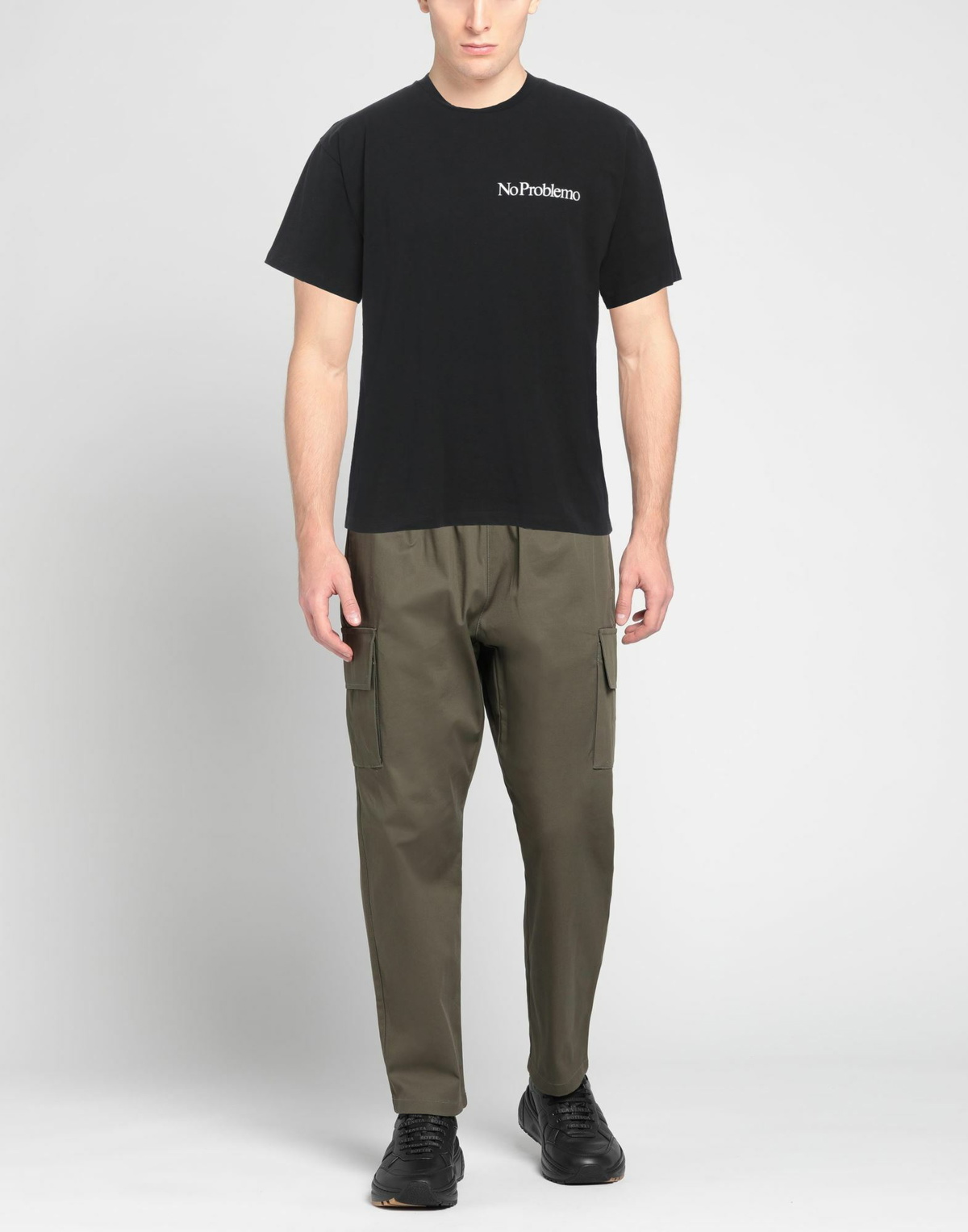 Aries Mens T-shirt in Black