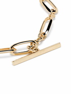 Lizzie Mandler Fine Jewelry 18K Yellow Gold OG Link Graduated Diamond Bracelet