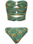 REINA OLGA Cage Strapless Bikini with Rings