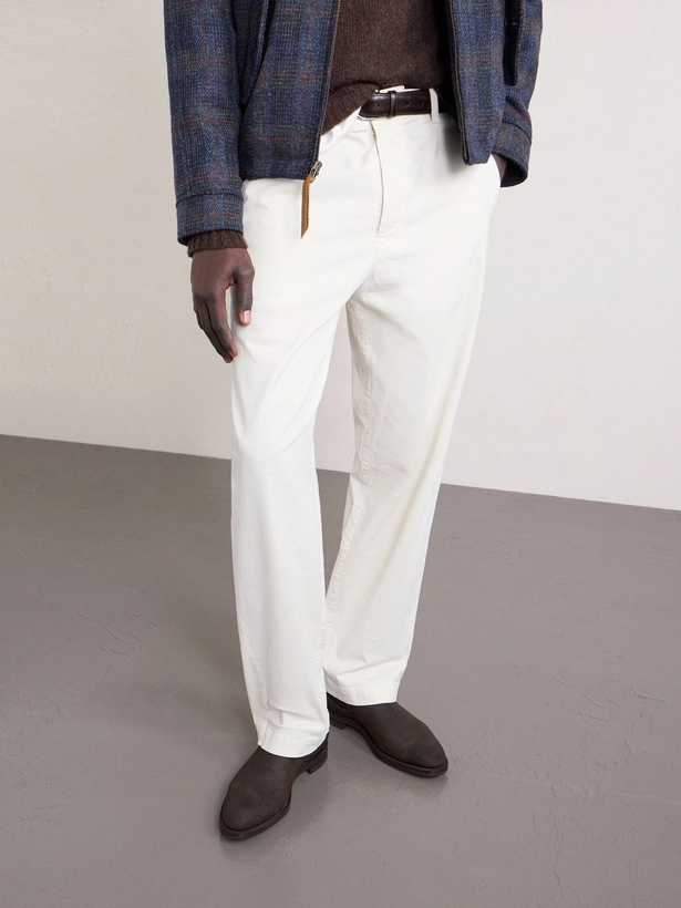 Photo: Edward Green - Govan Suede Chelsea Boots - Brown