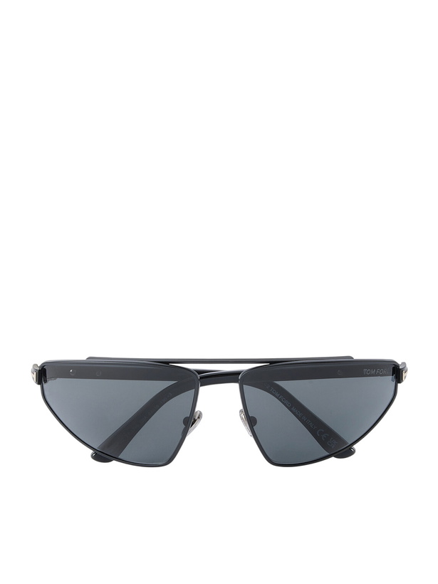Photo: TOM FORD - Parker-02 Aviator-Frame Metal Sunglasses