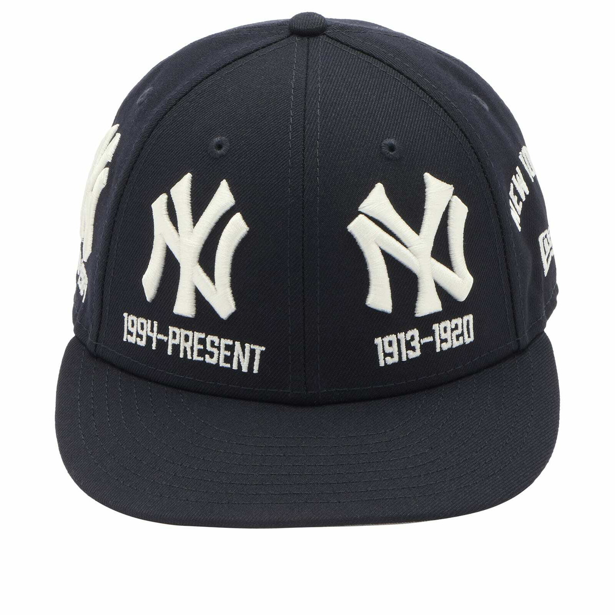 New Era New York Yankees AOE Pre Curved 59Fifty Cap in Navy