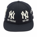 New Era New York Yankees AOE Pre Curved 59Fifty Cap in Navy