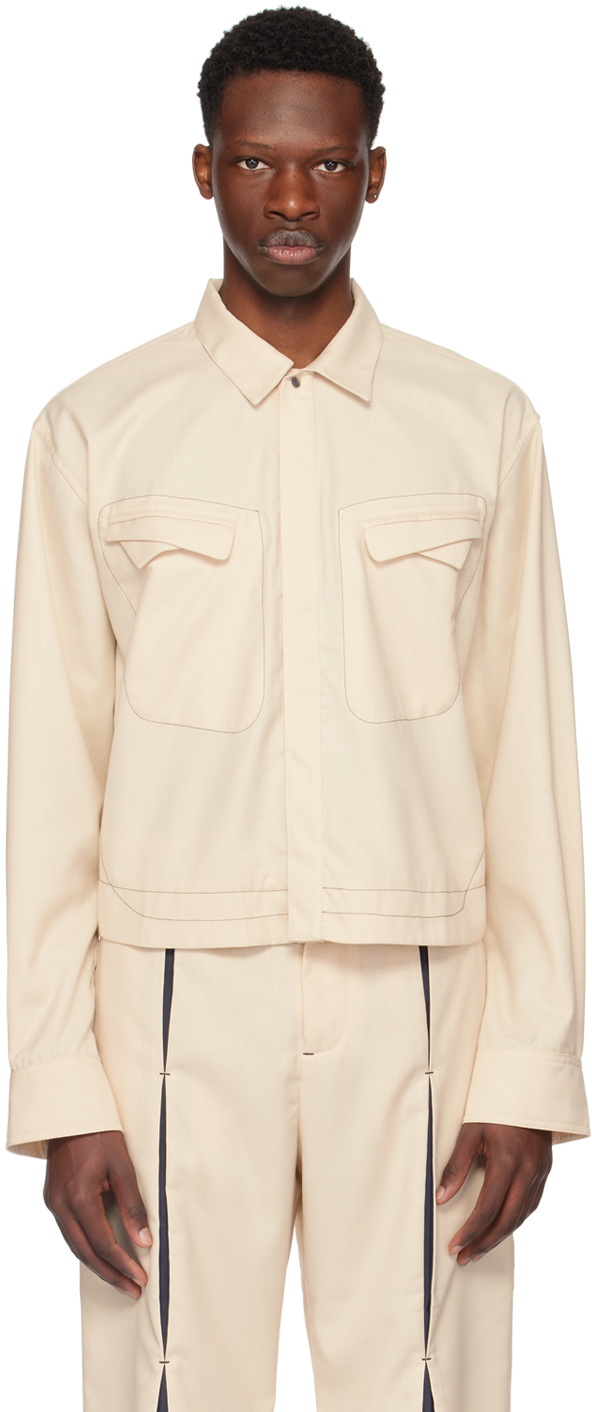 _J.L - A.L_ Blue Split Trench Coat J.L - A.L