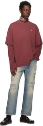 Acne Studios Red Layered Long Sleeve T-Shirt