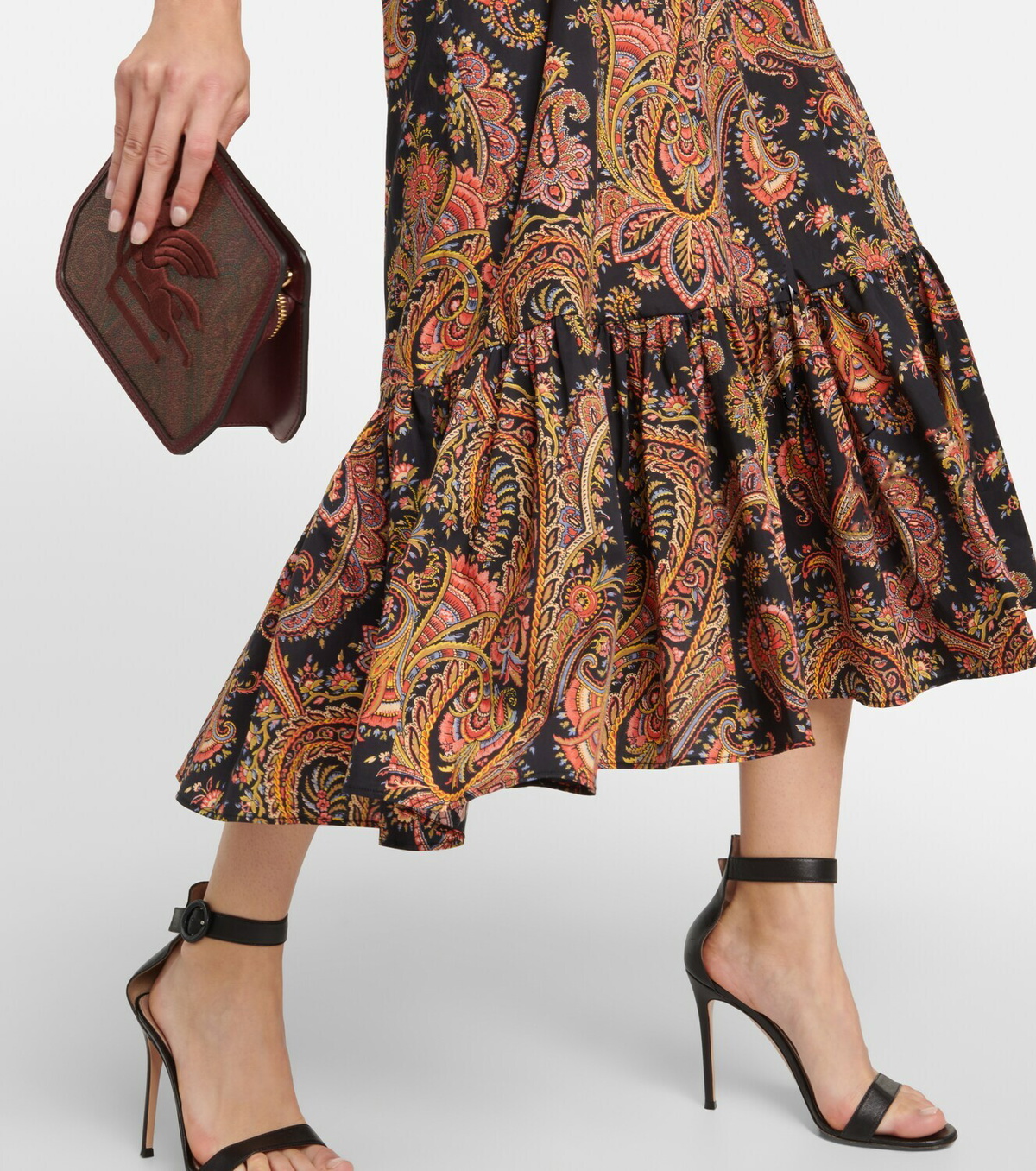 Etro Paisley cotton midi dress Etro