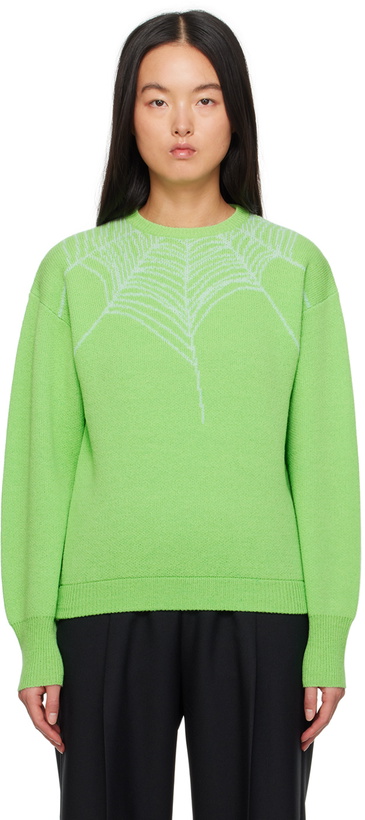 Photo: Stockholm (Surfboard) Club Green Jacquard Sweater