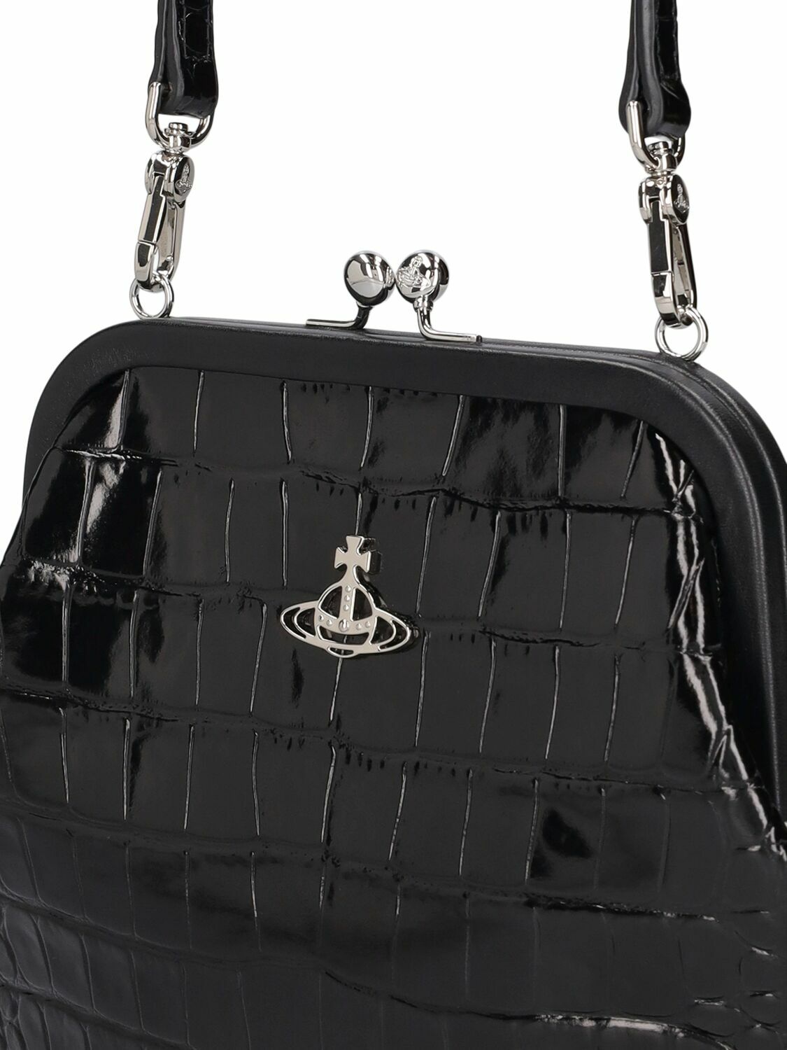 ◆Vivienne Westwood◆VIVIENNE'S CLUTCH バッグ Vivienne Westwood Vivienne's Clutch Beaded Leather Bag