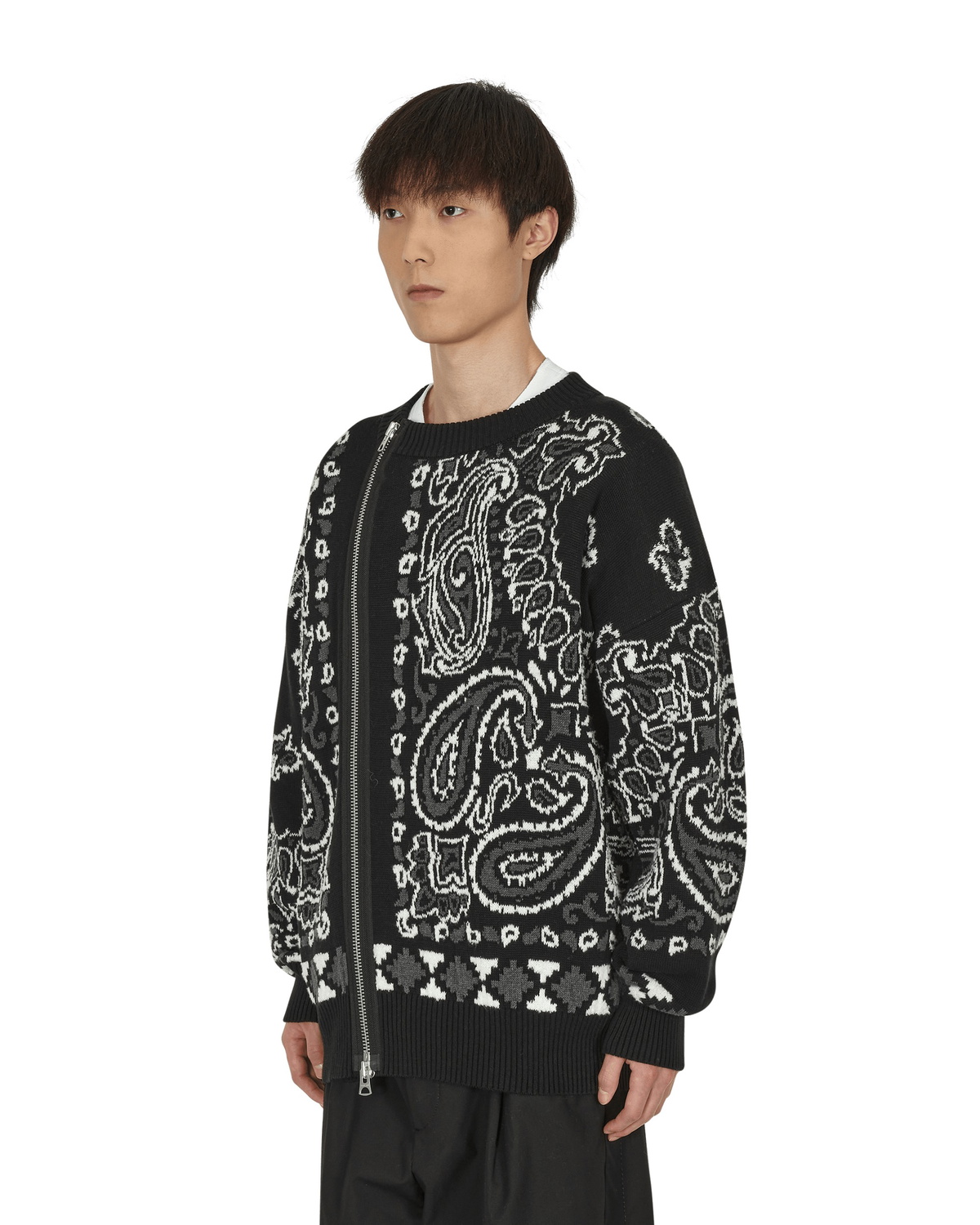 Bandana Knit Sweater Sacai