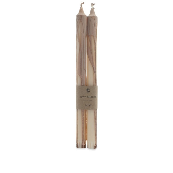 Photo: ferm LIVING Dryp Candles - Set of 2 in Beige