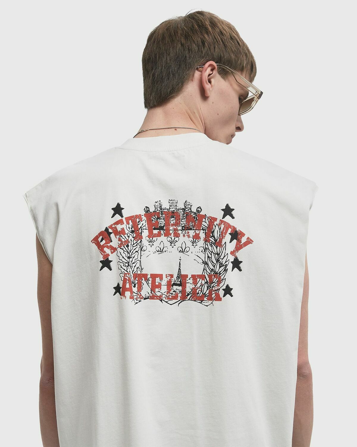 Reternity ÉVÉNIE BAND TANKTOP White Mens Shortsleeves/Tank Top