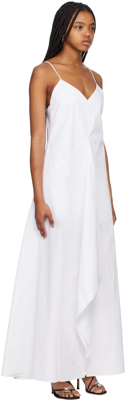 BITE White Crisp Midi Dress