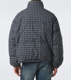 Miu Miu Reversible cotton flannel down jacket