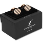 Kingsman - Deakin & Francis Rose Gold-Plated and Enamel Cufflinks - Rose gold