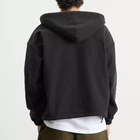 TTT MSW Men's Polartec Logo Fleece Hooded Jacket in Black