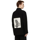 Song for the Mute Black Cat Patch Pocket Jacket