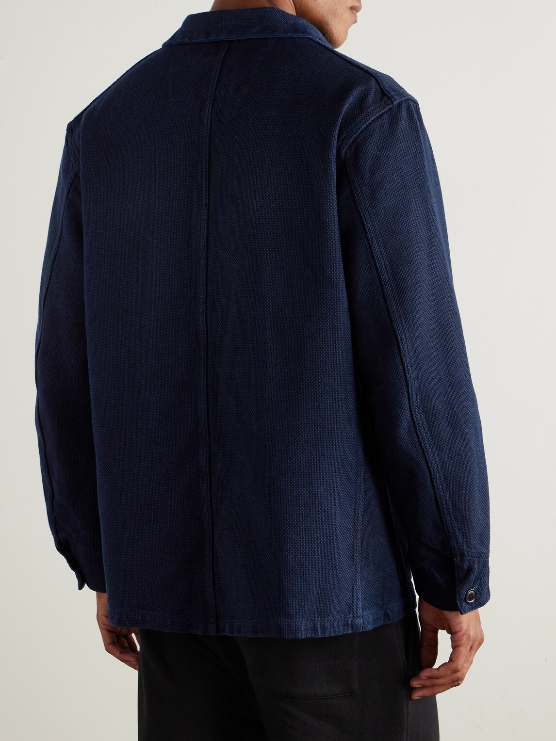 Blue Blue Japan - Sashiko Cotton Jacket - Blue