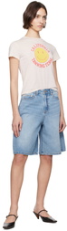 Re/Done Off-White Classic 'Tanning' T-shirt