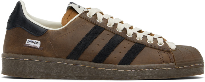 Photo: Song for the Mute Brown adidas Originals Edition Superstar 82 Sneakers