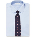 Drake's - 8cm Silk-Jacquard Tie - Blue